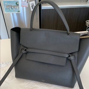 CELINE MINI BELT BAG IN GRAINED CALFSKIN